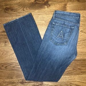 7 For All Man Kind “A” Pocket Boot Cut Women’s Jeans size 33